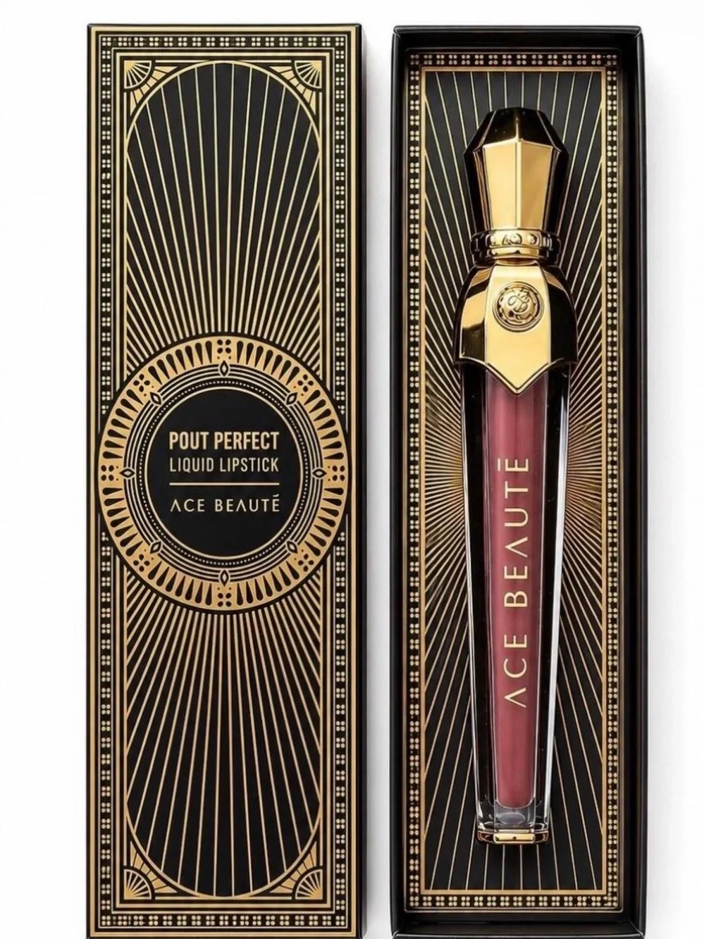 Ace Beauté Pout Perfect Liquid Lipstick — Mauve Pink